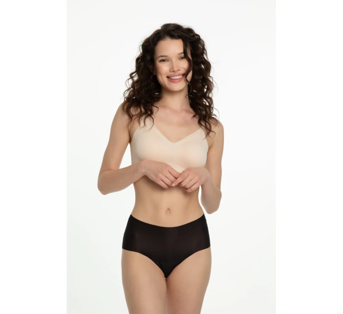 Dámske bezšvové nohavičky Mousse Maxi black - Julimex