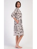 Dámské domácí šaty s tříčtvrtečním rukávem Elena