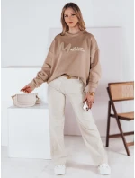 Dámské kalhoty světle béžové Dstreet model 21982217 - FashionStreet