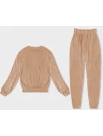 Dámská velurová souprava v barvě model 20086976 - J.STYLE Dámská velurová souprava v barvě model 20086976 - J.STYLE