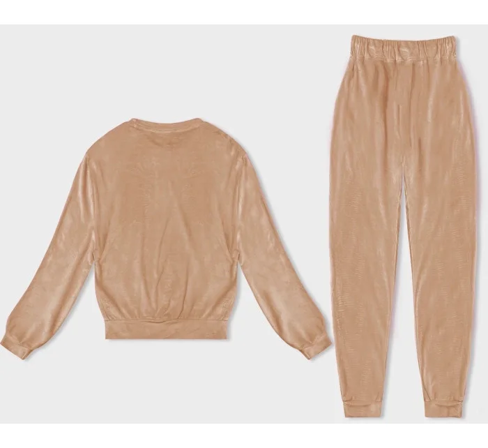 Dámská velurová souprava v barvě model 20086976 - J.STYLE Dámská velurová souprava v barvě model 20086976 - J.STYLE