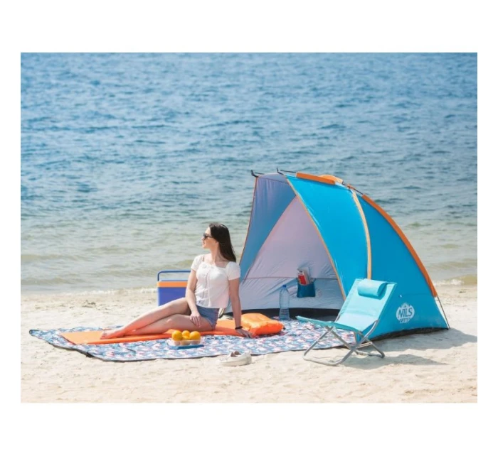 Plážový stan NILS  XXL modrý model 21332457 - Nils Extreme