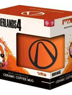 Hrnček s dobrou korisťou Borderlands 4 Hunters Icon Heat Reveal