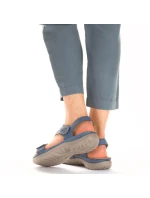 Pohodlné modré sandále Rieker W RKR587