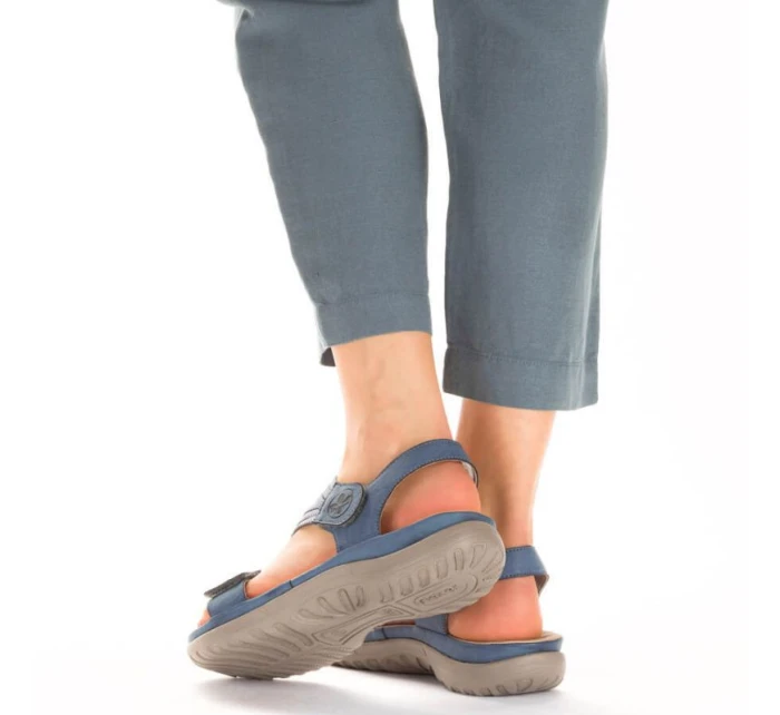 Pohodlné modré sandále Rieker W RKR587