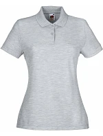 LadyFit 65/35 Polo Dámské piqué polo model 22426810 heather grey - Fruit of the Loom