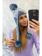 Dámska ušianka Eunika K322 denim