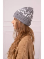 Dámska čiapka Kira K374 svetlo šedá Dámska čiapka Kira K374 svetlo šedá