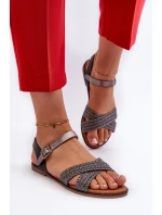 Dámské Ploché Sandály model 21660404 Černé - S.Barski