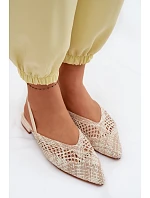 Dámské béžové ploché sandály model 22102865 - Boto