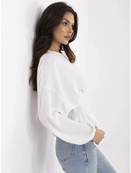 Blúzka D50021F11088A biela Blúzka D50021F11088A biela