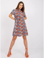 Šaty D73781M30312A hnedé