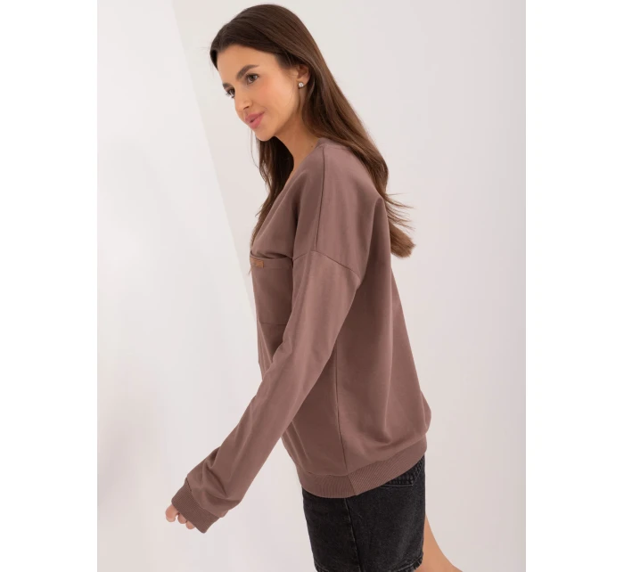 Bluzka RV BZ model 20148718 brązowy - FPrice Bluzka RV BZ model 20148718 brązowy - FPrice