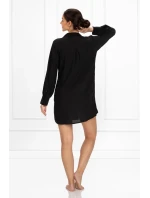 Dámska nočná košeľa Bella Black - Momenti Per Me Dámska nočná košeľa Bella Black - Momenti Per Me