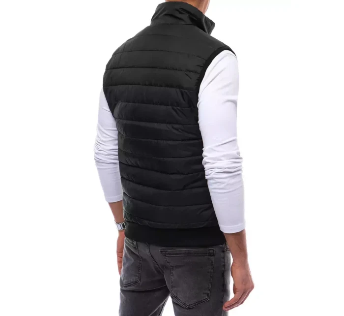 Pánská prošívaná vesta černá Dstreet model 21965574 - FashionStreet
