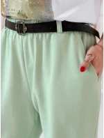 Dámské kalhoty chinos s páskem mint Dstreet model 21986269 - FashionStreet
