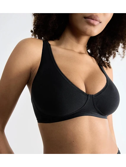 sloggi Basic+ Soft Bra - BLACK - SLOGGI BLACK - SLOGGI