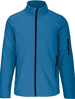 K 401 Pánská 3vrstvá softshellová bunda model 22508798 aqua blue - Kariban