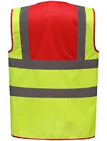 Yoko HVW 100 Hi-Vis bezpečnostná vesta 79.W100 červená/výrazne žltá Yoko HVW 100 Hi-Vis bezpečnostná vesta 79.W100 červená/výrazne žltá