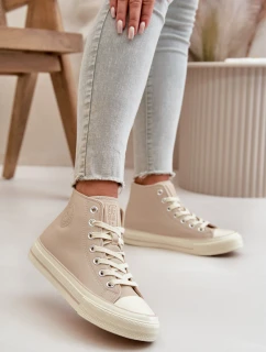 Dámské Tenisky Z Eko Kůže Béžové Big Star model 21669433 - Big Star Shoes