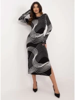 Šaty LK SK 509792 2.09 čiernobiele