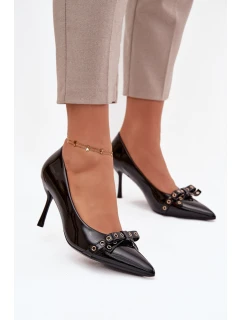 Lodičky s ihlovým podpätkom model 221175 Krok vo veľkom štýle