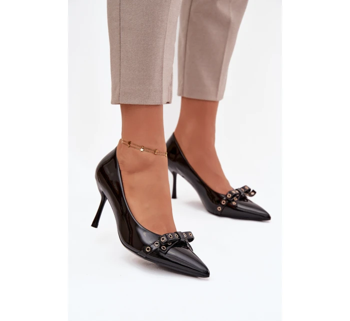 Lodičky s ihlovým podpätkom model 221175 Krok vo veľkom štýle