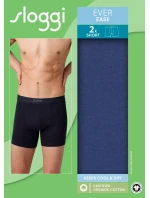 Pánske boxerky EVER Ease Short 2P - neznáme - modré 6312 - SLOGGI Pánske boxerky EVER Ease Short 2P - neznáme - modré 6312 - SLOGGI