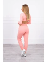 Souprava s halenkou meruňková Souprava s halenkou meruňková