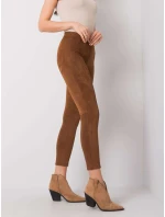 Kalhoty 217 SP model 15060780 hnědá - FPrice Kalhoty 217 SP model 15060780 hnědá - FPrice