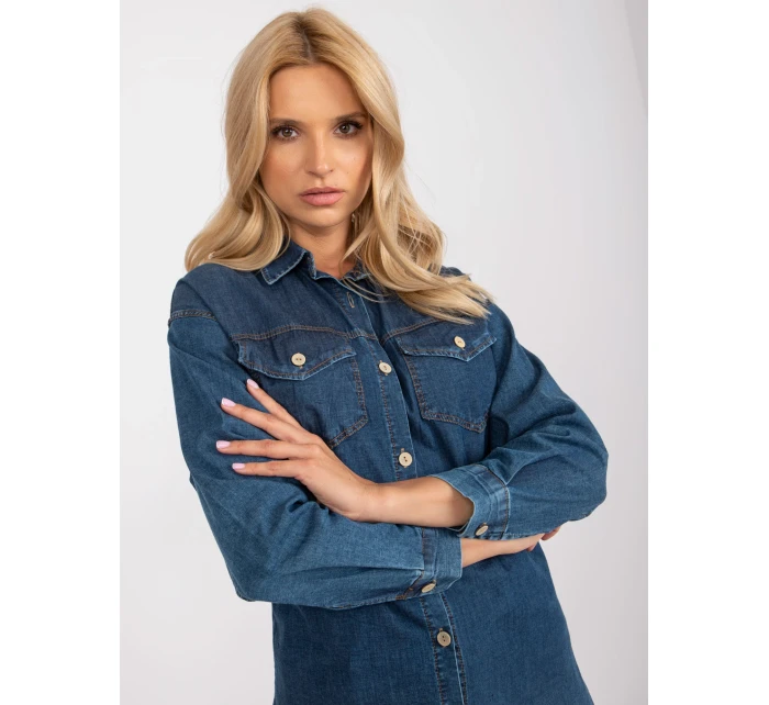 RO KS GMK 4008 košele.62 tmavo modrá