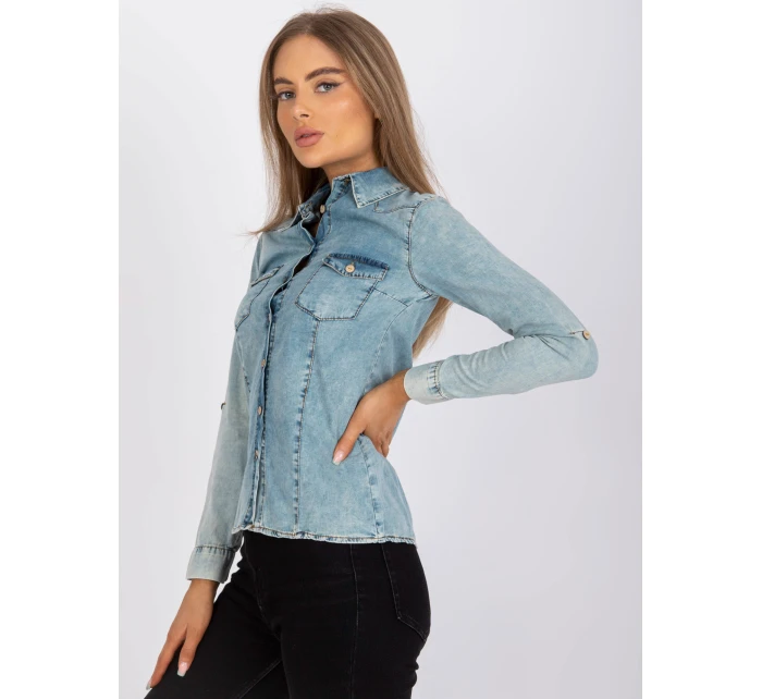 RO KS GMK 4009 košele.95 svetlo modrá