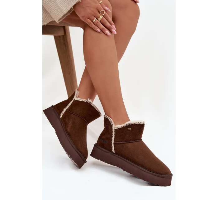 Dámske snežnice Wrangler Platform - Chocolate Dámske snežnice Wrangler Platform - Chocolate