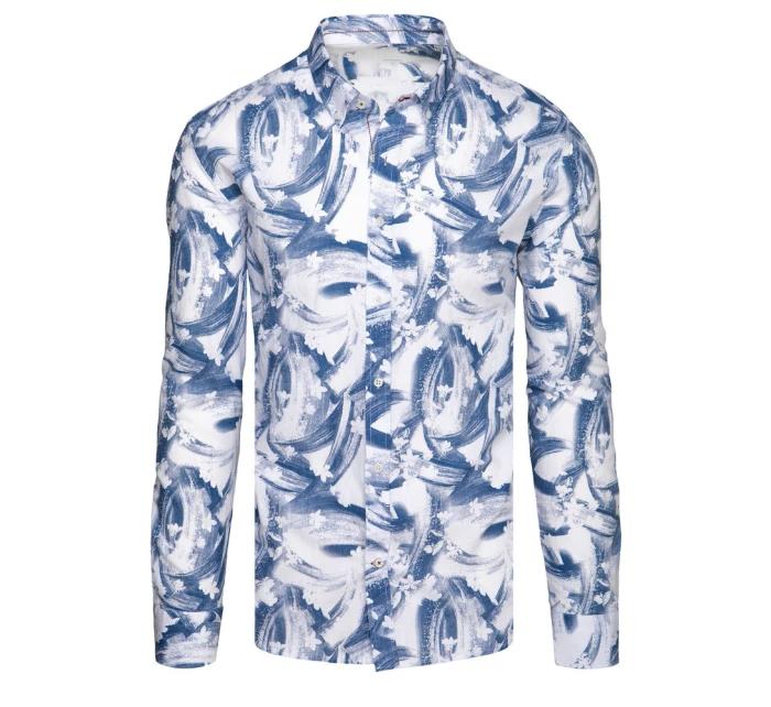 Pánská modrá košile Dstreet model 21975593 - FashionStreet Pánská modrá košile Dstreet model 21975593 - FashionStreet