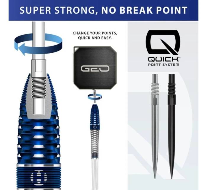 Šípky Harrows GEO 03 BOMB 90% steeltip Šípky Harrows GEO 03 BOMB 90% steeltip