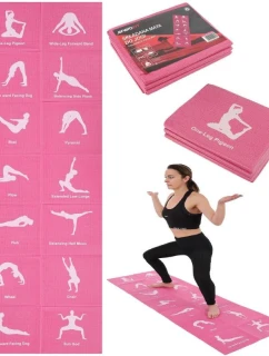 Skládací podložka na jógu model 21824406 RED FIT - Enero