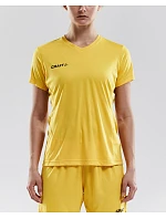 Craft Teamwear Squad Go Jersey Solid W Dámske športové tričko s výstrihom do V 82.5566 bordová