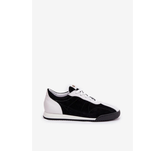 Dámské Kožené Sportovní Boty model 21690049 Černé - Laura Messi