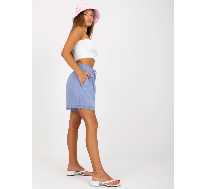 Šortky D73761M62233KA1 svetlo modré