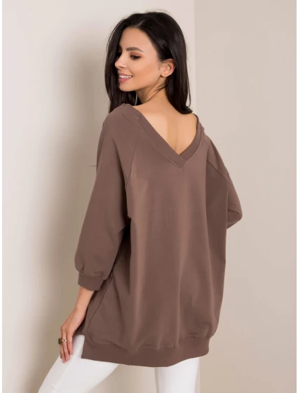 Bluza RV BL model 21820120 jasny brązowy - FPrice Bluza RV BL model 21820120 jasny brązowy - FPrice