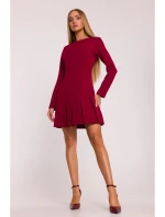 Dámske šaty M872 Bordeaux - MOE Dámske šaty M872 Bordeaux - MOE