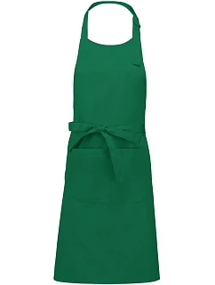 Kariban K 885 Zástera s náprsenkou 20.K885 kelly green