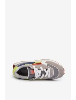 Buty Sportowe Sneakersy Męskie Memory Foam System Big Star NN174344 Szare