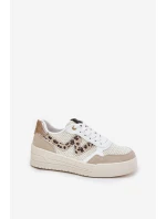 Dámské Sportovní Boty Na Platformě Leopardí Béžové model 21688963 - Boto