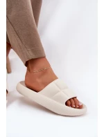 Piankowe Klapki Damskie LEE MAYA SLIDER WOMEN LOW 50251016 Beżowe