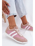 Semišové Dámské Sportovní Boty  Růžové model 22107485 - McArthur