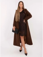 Sukienka MI SK model 21768475 brązowy - FPrice Sukienka MI SK model 21768475 brązowy - FPrice