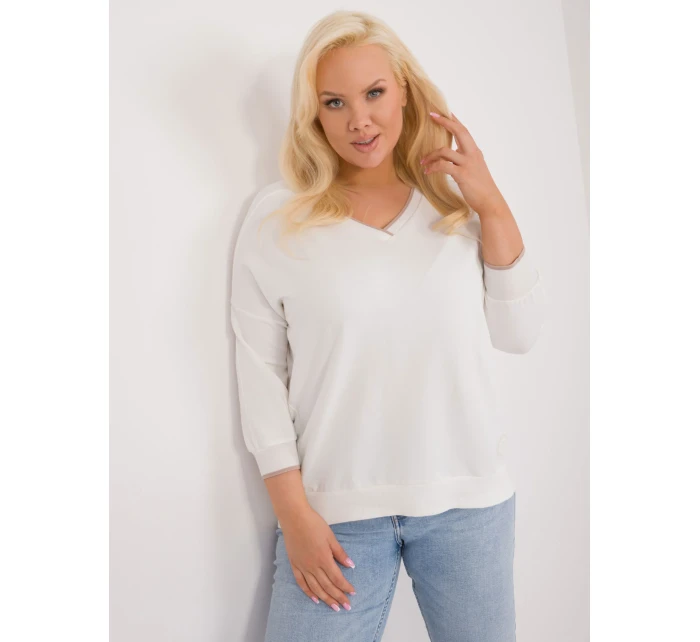 Bluzka RV BZ model 19920686 ecru - FPrice Bluzka RV BZ model 19920686 ecru - FPrice