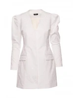 M881 Žakárové sako - krémové M881 Žakárové sako - krémové