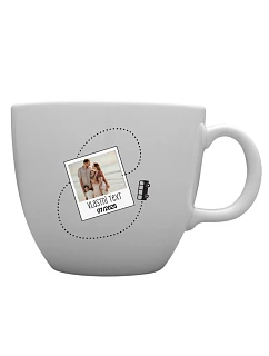 Personalizovaný keramický hrnček MEGA XXL s objemom 1000 ml s fotografiou a cestovateľským motívom